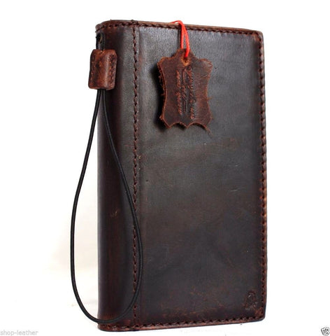genuine oiled leather Case for LG G5 slim cover book luxury pro wallet handmade daviscase