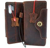 Genuine vintage leather case for samsung galaxy note 10 plus book wallet soft holder slots rubber stand Jafo