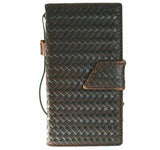Echtes Leder für Huawei P50 Pro Wallet Book Vintage Style Credit Cover Wireless Full Grain Davis Luxus Luxus Magnetic Dark
