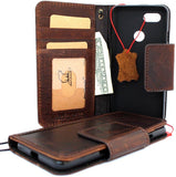 Echte Echtledertasche für Google Pixel 3 Book Wallet Handgefertigter Halter Retro-Magnetverschluss Luxus IL Davis 1948 de