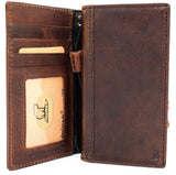 Véritable étui en cuir véritable pour Google Pixel 3 Book Wallet Support fait à la main Rétro Luxe IL Davis 1948 de