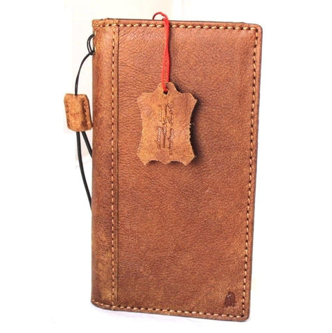 Echtlederhülle für das LG G6, Brieftaschenformat, luxuriöse Kartenfächer, schlankes, handgefertigtes Daviscase im Vintage-Stil