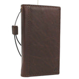 Genuine leather Case for Samsung Galaxy S10e book wallet cover Cards wireless charging dark luxuey pro slim daviscase