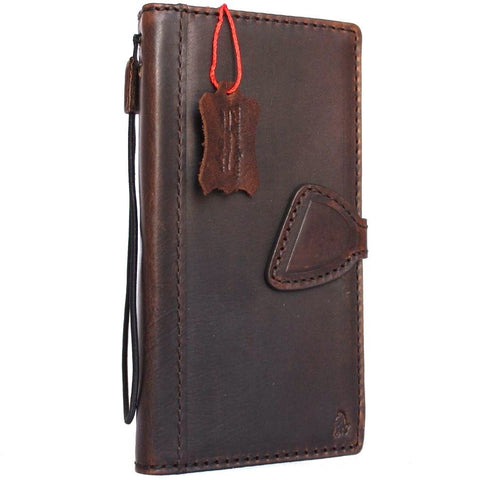 Genuine handmade leather Case for Samsung Galaxy S8 plus vintage book wallet magnetic cover jafo 48 design