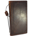 Handmade genuine Italian leather case for Samsung Galaxy S9, DAVISCASE book wallet cover with business-style design.