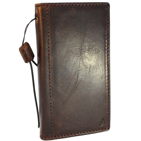 Genuine italian leather Case for Samsung Galaxy A8 2018 book wallet handmade cover s Businesse daviscase
